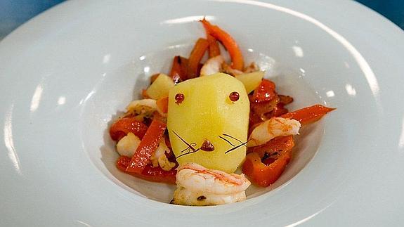 ¿Cuántas calorías tiene el 'León come gambas' de 'Masterchef'?