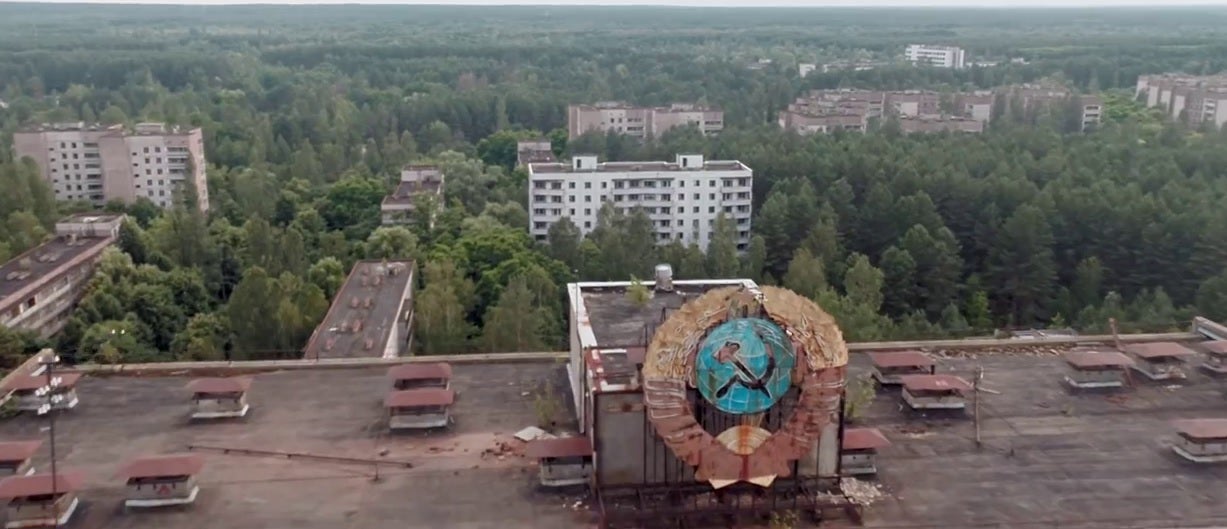 Chernobyl: una ciudad muerta a vista de dron