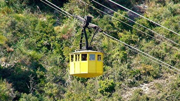 Teleférico de Montserrat en Barcelona.