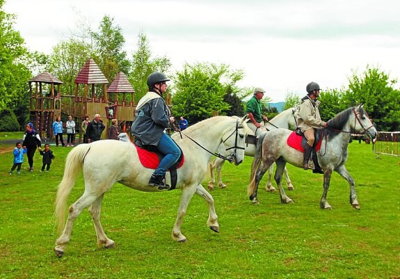 Hubo quien subió hasta San Marcos a caballo. 