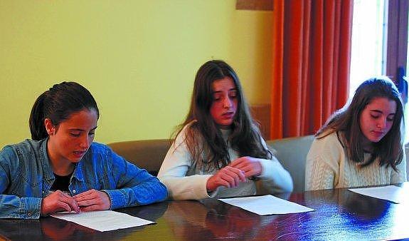 Agenda 21. Intervención de tres alumnas. 