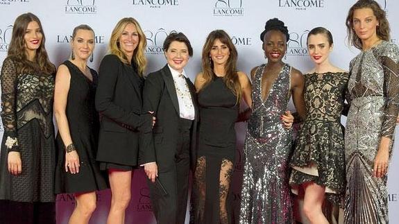 Alma Jodorowsky, Kate Winslet, Julia Roberts, Isabella Rossellini, Penélope Cruz, Lupita Nyong’o, Lily Collins y la modelo Daria Werbowy. 