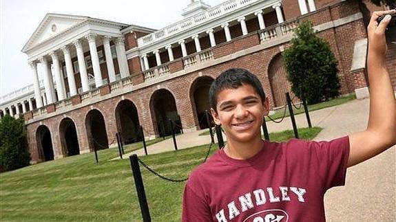 Joseph Rosenfeld, en su colegio de Winchester.