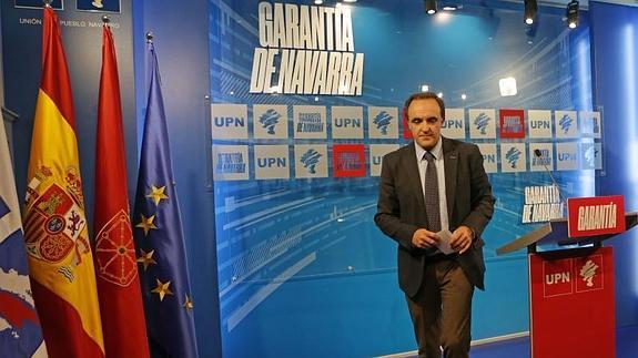 El parlamentario y exconsejero Javier Esparza. 