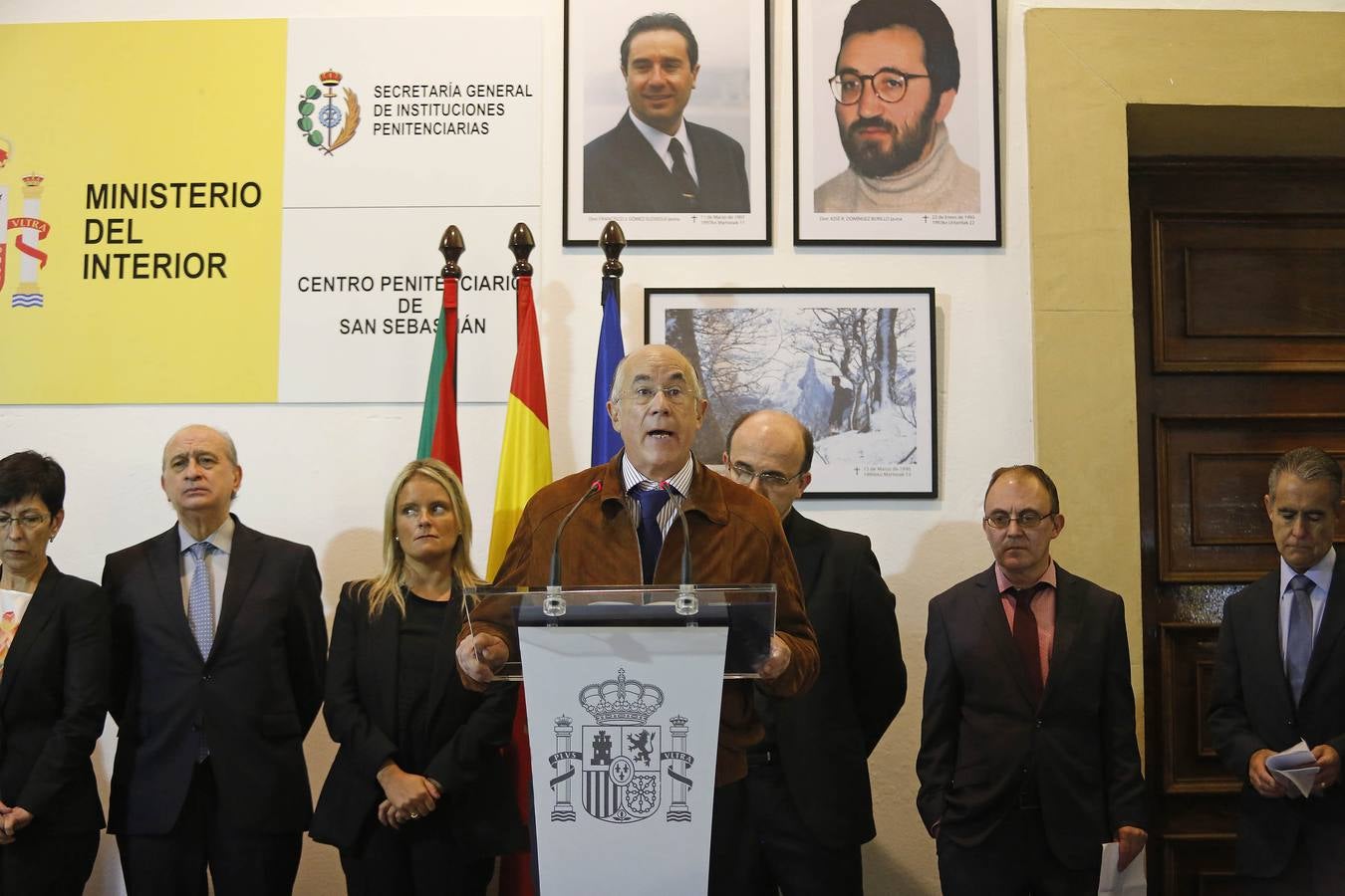 El acto celebrado en la cárcel de Martutene