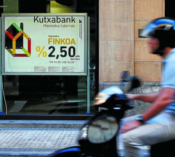 Kutxabank ha irrumpido en el mercado con una hipoteca a tipo fijo replicada después por otros bancos.