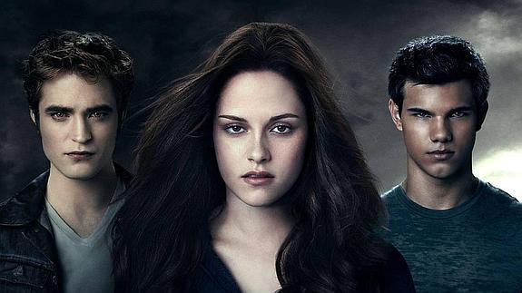 Robert Pattinson, Kristen Stewart y Taylor Lautner, protagonistas de la saga Crepúsculo en la gran pantalla