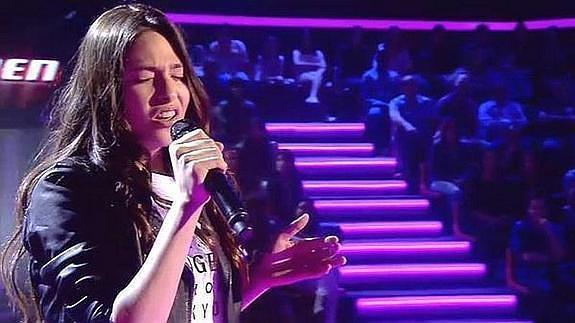 Primera favorita de la audiencia en 'La Voz Kids'