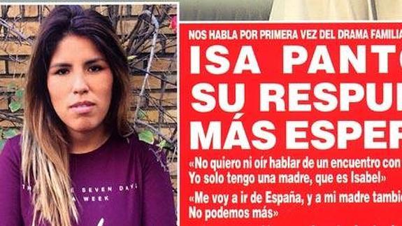 Isa Pantoja: «Yo sólo tengo una madre, Isabel»