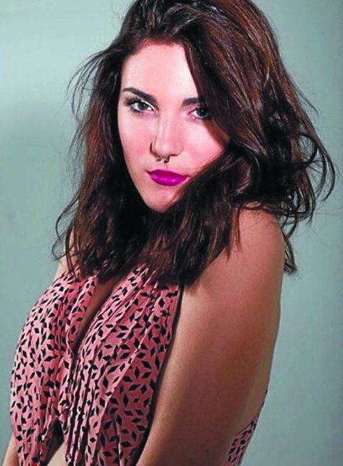 Nahia, en una de las fotos de su book. 