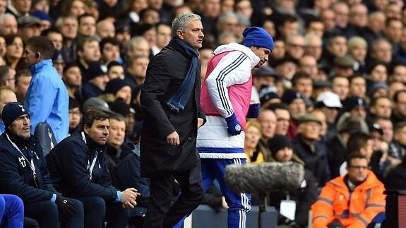 El enfado de Costa con Mourinho