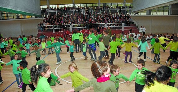 Iaz Euskararen Eguneko festa nagusia Kiroldegian burutu zen. 