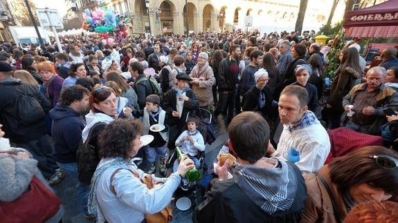 Engraxi, de 327 kilos, es la protagonista de la feria de Santo Tomás.