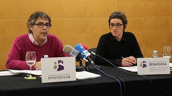 Paul Bilbao eta Garbiñe Petriati. 