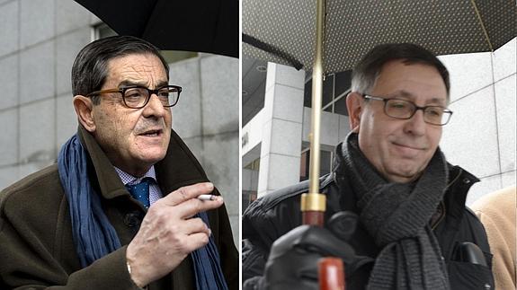 El expresidente del Kutxabank Mario Fernández y el exdelegado del Gobierno en Euskadi Mikel Cabieces