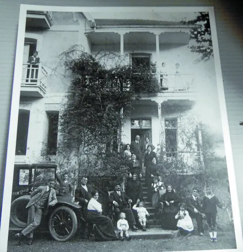 Villa Arraiz-enea, en 1940. La familia de los Aguirre hizo fortuna en Argentina.