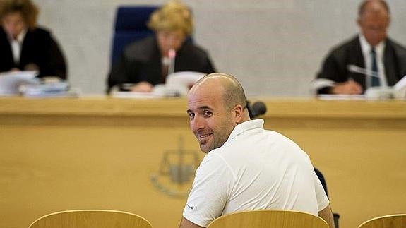 Jon Kepa Preciado, durante un  juicio en la Audiencia Nacional por un delito de estragos terroristas