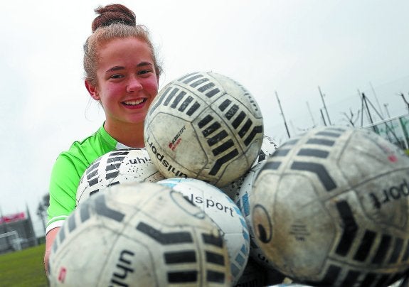 Maria pozik dago bere taldeak egiten ari duen denboraldiarekin.