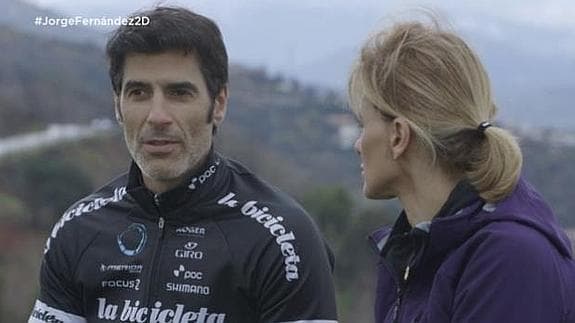 Jorge Fernández recibió en su casa bilbaína a Susana Griso.