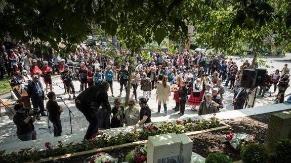 Un momento del acto. 