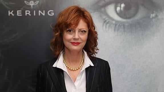 Susan Sarandon posa durante el Festival de Cannes.