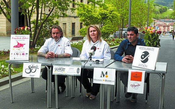 Félix Manso, Ángela Basabe y Miguel Quintanar. 