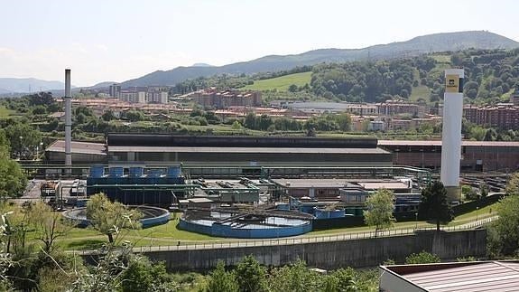 La planta de Sidenor en Basauri, donde también está ubicada la sede de la compañía.