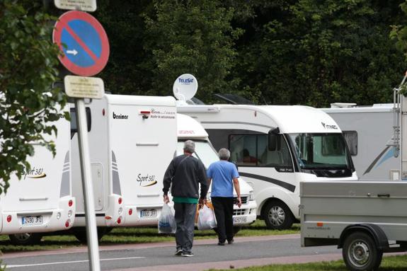 Señal Estacionamiento Parking Reservado para Autocaravanas