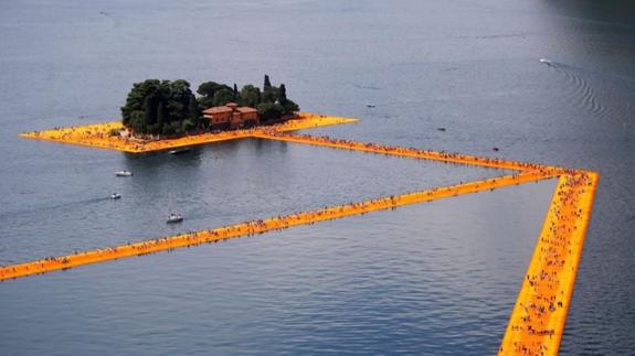 Andar por encima del agua es posible