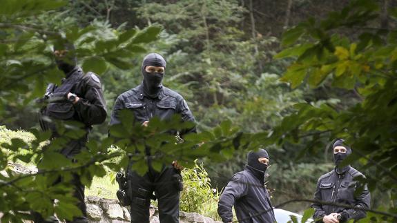 Imagen de la última operación contra la cúpula de ETA. 