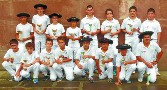 Doneztebe y Oiz fueron los campeones infantil y juvenil de la pasada edición. 