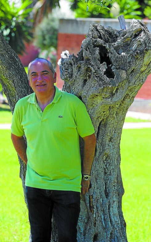 Arriola, en un rincón de Málaga, donde ha pasado unos días de vacaciones.