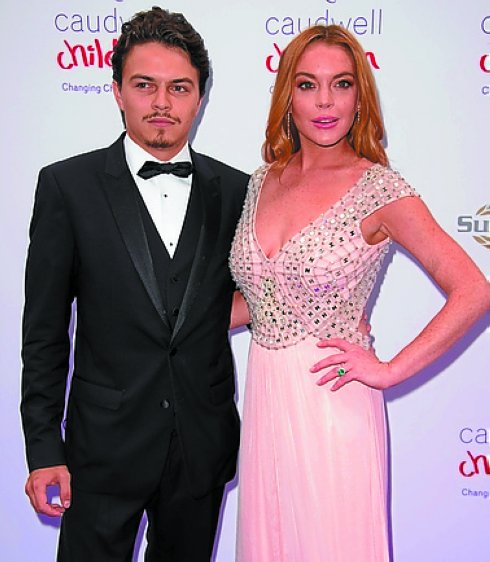 Lohan con Tarabasov. 