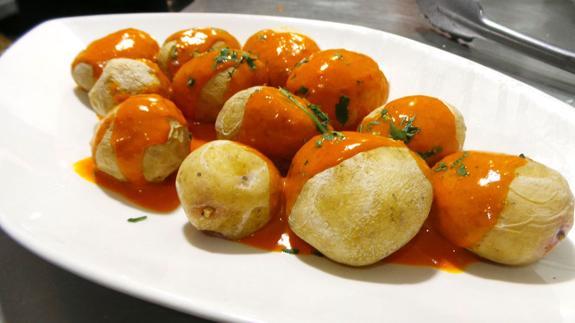 Las papas arrugadas de Canarias, uno de los platos elegidos. 