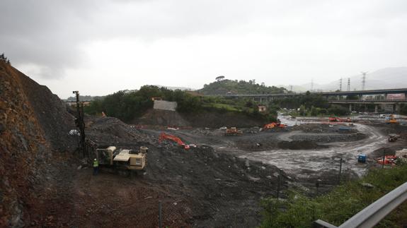 Estado de las obras hace unas semanas.