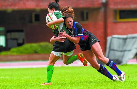 Amaiur Mayo es una de las jugadoras que tendrán la oportunidad de jugar con la selección de Euskadi de Rugby Seven. 