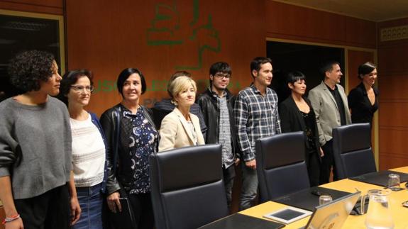 Reunión entre EH Bildu y Podemos
