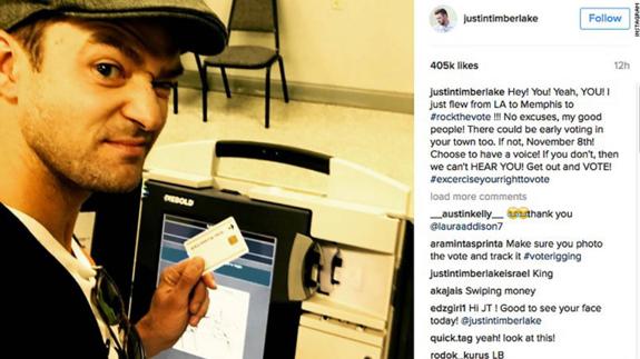 El ‘selfie’ ilegal que podría traer problemas a Justin Timberlake