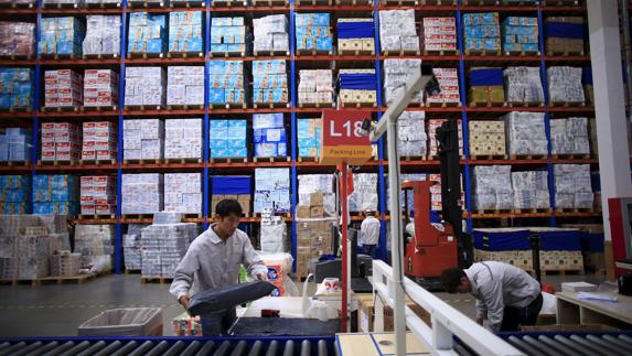 Almacenes de Alibaba, compañía que mueve miles de millones el 'Singles Day'