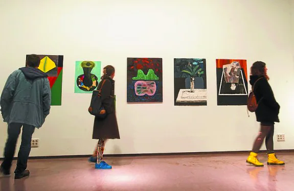 Algunas de las obras que forman parte de la exposición. 
