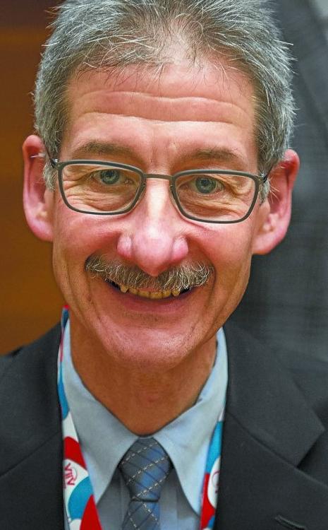 Daniel Kuritzkes sonriente ayer en el Kursaal.