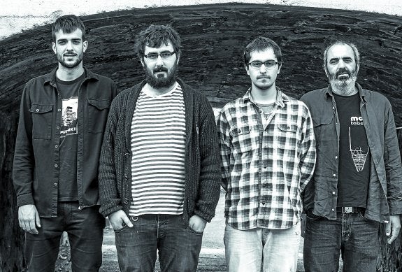 Antton Telleria, Jon Urbizu, Iker Pando y Mariano Hurtado forman el grupo ADI!