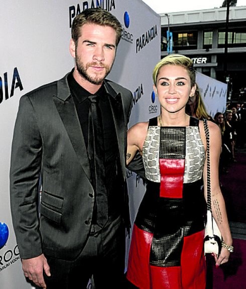 Liam y Miley.  