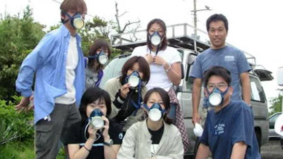Miyakejima, la isla de las máscaras de gas