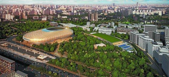 El VTB Arena acoge el estadio del Dínamo de Moscú y una pista de hockey sobre hielo.