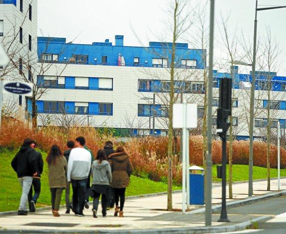 Viviendas protegidas en la zona de Pagola de San Sebastián.