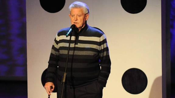 Azpillaga, 2012ko Bertso Eguneko argazkian.