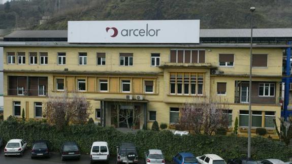 La planta de Arcelor en Olaberria.