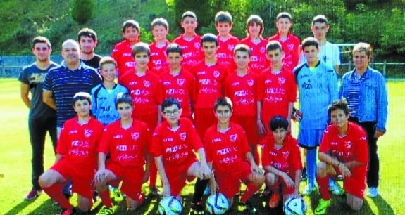 El conjunto infantil masculino ocupa la tercera plaza en la competición de Copa. 