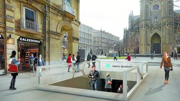 Satorralaia se moviliza para «evitar la imposición» de la pasante del Metro